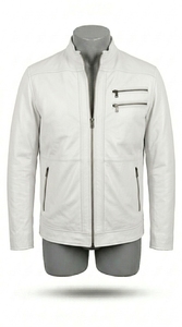 <b>Men</b> Vintage Hooded Collar <b>Jacket</b> Stylish <b>Lightweight</b> Outerwear Spring Zipper Nonwoven OEM Service - Product Image 4