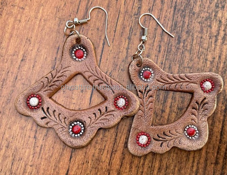 Brown With Turquoise Tooling