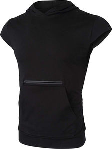 Sudadera sin mangas para hombre, transpirable, ropa deportiva atlética, ropa deportiva sin mangas para fitness y culturismo, suave y ligera - Product Image 3