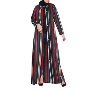 Printed Design Maroon Color New Islamic Dress <b>Abaya</b> Plus Size Lightweight Comfortable Breathable Womens Wholesale Customized - Product Image 5