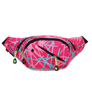 Riñonera Unisex de Nailon con Camuflaje, Múltiples Bolsillos, Cierre de Cremallera Impermeable, para Senderismo, Viajes, Ciclismo y Uso Diario - Product Image 5