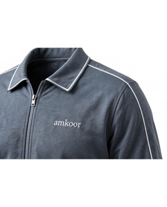 Chándal Deportivo Personalizado para Hombre, Manga Larga, Cuello Camisero, Color Sólido, Informal, Transpirable, Ligero, de Poliéster y Algodón - Product Image 6