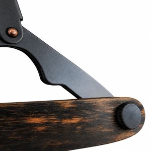 Rasoir à tension réglable Luminex Impex, manche en bois, rasoir droit professionnel pour barbier, OEM - Product Image 5