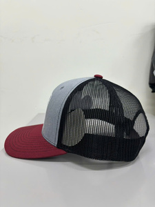 Casquette de camionneur personnalisée en gros avec patch brodé, 6 panneaux, maille respirante, fabricant vietnamien de couvre-chefs de haute qualité - Product Image 3
