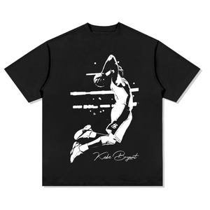 T-shirt unisexe de luxe en coton 100% de haute qualité, poids lourd, impression personnalisée, 230 GSM, col rond côtelé, qualité supérieure. - Product Image 3
