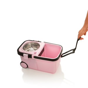 Premium steel spin <b>mop</b> bucket with steel spinner floor cleaning <b>mop</b> system easy wringer for bathroom kitchen use - Product Image 5
