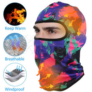 Balaclava unisexe coupe-vent, élastique, confortable, imperméable, respirant, 100% polyester, couvre-visage de sécurité pour le vélo, la randonnée, le camping - Product Image 6