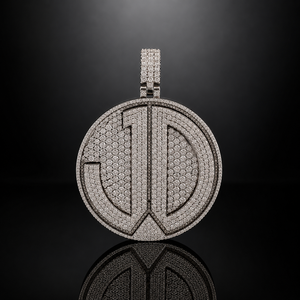 VVS Moissanite Round Brilliant <b>Cut</b> Pendant 925 Sterling Silver Rhodium Plated Hip Hop Iced Out Trendy Necklace - Product Image 5