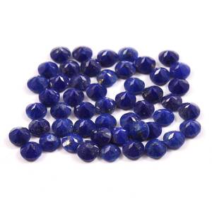 Lapislázuli Redondo de 2.5mm, Gema Suelta Tallada, Precio de Fábrica, Gema de Alta Calidad para Fabricación de Joyería, Venta al Por Mayor - Product Image 2
