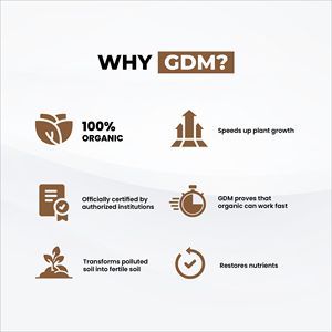 Fertilizante Orgánico Líquido GDM Black BOS con Liberación Rápida para un Crecimiento Más Rápido de las Plantas 1kg - Product Image 3