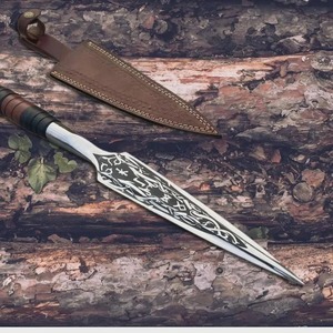 Hacha Forjada a Mano con Hoja de Acero de Alto Carbono y Mango de Madera de Palisandro, Lanza Medieval Lista para la Batalla, OEM Industrial, DIY - Product Image 5