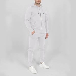 Survêtement pour homme en coton 100% - Style actuel - Coupe confortable - Vêtement décontracté - Manches longues - Survêtement zippé pour homme - Product Image 3