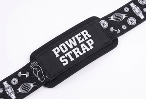 Correas de Levantamiento de Pesas Ajustables, Soporte de Muñeca de Neopreno, Correas de Tracción para Entrenamiento de Fuerza, Unisex, Resistentes - Product Image 4