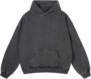 High Quality Oversized Acid Wash <b>Hoodie</b> Men Women Vintage Cotton Streetwear Pullover Preppy <b>Lightweight</b> <b>Hoodies</b> Winter - Product Image 3