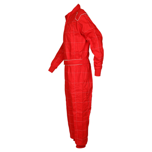 Traje de Carreras Rojo de Manga Larga para Hombre, Retardante de Llama, Poliéster, para Todas las Estaciones, Ropa para Motociclismo y Automovilismo - Product Image 2