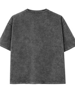 Camiseta Gris Oscuro con Gráfico de Samurai Anime para Hombre, Algodón, Estilo Urbano, Estampada, Informal, a la Moda, con Logotipo Personalizado, Fabricante OEM - Product Image 2