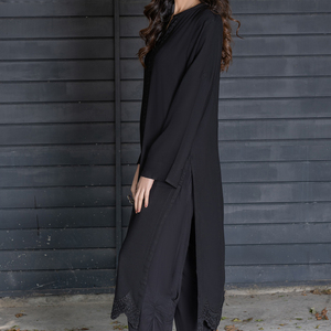 Nouvelle Robe Maxi A-Line Shalwar Kameez de Haute Qualité pour Femmes, Grande Taille, Dentelle Brodée, Imprimé Floral, pour Mariage et Soirée - Product Image 5
