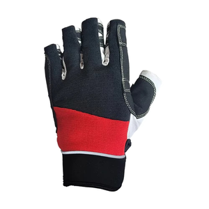 Custom High Quality Breathable Fabric Fingerless <b>Sailing</b> <b>Gloves</b> Quick Dry Comfortable Non-Slip Buckle Closure Sports <b>Gloves</b> - Product Image 3