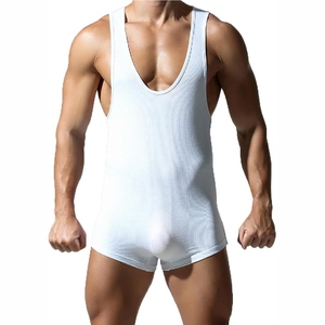 Custom Front Logo <b>Wrestling</b> <b>Singlets</b> for <b>Men</b> High Quality Spandex/Polyester Quick Dry Durable Breathable Light Weight Sportswear - Product Image 5