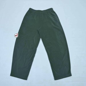 Pantalon de survêtement vert pour homme, design et logo personnalisés, taille élastique avec cordon de serrage, décontracté, mi-lourd, tricoté, pour l'automne, avec service OEM - Product Image 2