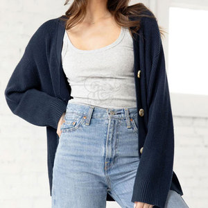 Cárdigan de punto para mujer, diseño cómodo y ligero, adecuado para uso informal en la oficina y moda diaria. - Product Image 5