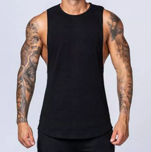 เสื้อกล้ามผู้ชาย LUXE ATTIRE INDUSTRY ผลิตจากผ้าฝ้ายรักษ์โลก คอทรงโอ ผ้าถัก เหมาะสำหรับออกกำลังกาย ฟิตเนส และสวมใส่ลำลอง - Product Image 5