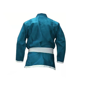 Kimono de BJJ vert olive pour homme, 100% coton, coupe classique, respirant, vêtements d'arts martiaux, taille adulte - Product Image 2