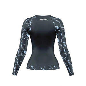 Solid Color Men <b>Long</b> <b>Sleeves</b> Rash Guard for Fitness Wear Quick Dry And Comfortable top quality Men Rash Guard for Sale - Product Image 6