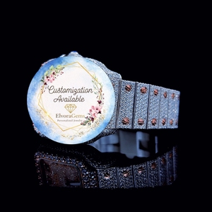 Reloj Inteligente de Moda Redondo para Mujer, Correa de Acero Inoxidable con Gemas, Personalización Disponible, 42 mm - Product Image 2