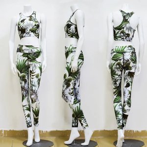 Conjuntos de Yoga Reciclados con Logo Personalizado, Ropa de Gimnasio para Mujer, Conjuntos de Yoga para Fitness, Conjunto de Yoga para Descanso, Chándal Jogger, Pantalones Deportivos para Mujer - Product Image 2
