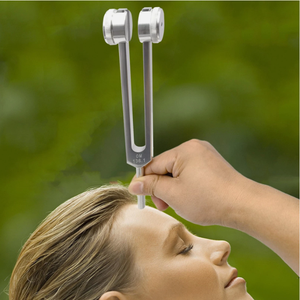 Diapasón de 528 Hz de gran venta con martillo de silicona y paño de limpieza, para afinación de chakras - Product Image 2