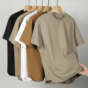 Camiseta de Algodón Grueso, Tejido Premium Resistente, Corte Holgado, Uso Diario - Product Image 6