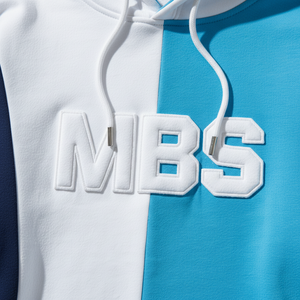 Sweat-shirt à capuche streetwear personnalisé pour homme, patchwork, broderie 3D, color block, coupe oversize, unisexe, hip hop, molleton épais - Product Image 3
