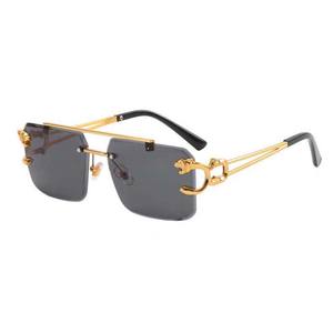 Gafas de Sol de Moda al por Mayor de Fábrica con Protección UV, Diseño de Leopardo sin Montura, para Protección Ocular, Gafas de Sol de Viaje para Hombre - Product Image 2