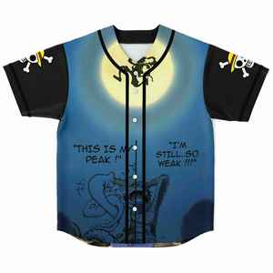 Camiseta de Béisbol Personalizada con Estampado Digital, Cierre de Botones, Estilo Único, Transpirable, 100% Poliéster, Cuello en V, Manga Corta, Unisex - Product Image 2