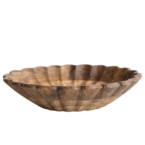 Nouveau Bol à Salade Tendance en Bois d'Acacia – Écologique, Fait Main, en Bois Naturel pour Cuisine et Salle à Manger - Product Image 4