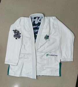 Kimono de Jiu-Jitsu Brésilien (BJJ) Joker Blanc sur Mesure, Nouveau Modèle, Qualité Premium, 100% Coton 440 GSM - Product Image 4