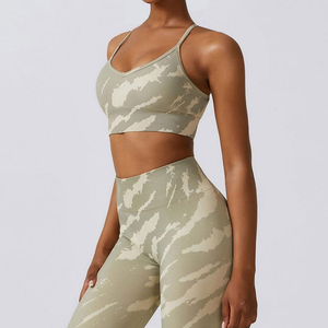 Conjunto de Yoga de Talla Grande de Color Liso: Leggings, Tops, Sujetador Deportivo y Pantalones para Fitness, Gimnasio y Running para Mujer - Product Image 4