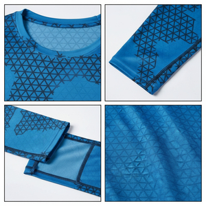 Camiseta Deportiva de Compresión Lisa de Alta Calidad para Hombre, Estilo MMA, Ligera, Transpirable y Ecológica, Manga Larga - Product Image 5