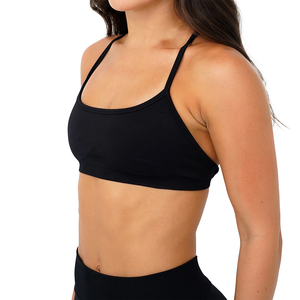 Women Sports Bra Soft Stretch Fitness <b>Top</b> Breathable Activewear Running Yoga Gym Workout Daily Comfort Support Wear - Product Image 2