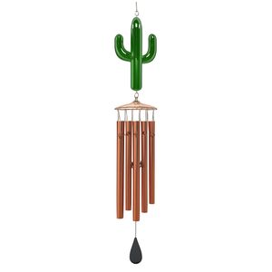 <b>Wire</b> Cactus Figure Wind Chime - Product Image 6