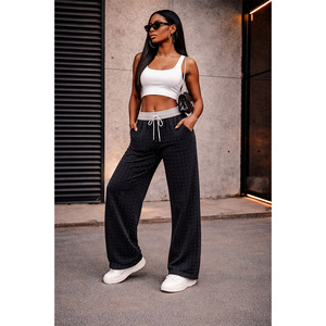 Pantalon de survêtement Oxford en coton pour homme Ekin Impex Ekin 151, style streetwear, 400 g/m², délavé à l'acide, coupe large, oversize, hip-hop, léger, taille moyenne - Product Image 3