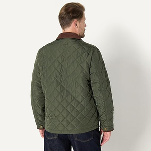 Fabricant de vestes matelassées à carreaux décontractées urbaines personnalisées |   Veste moderne unisexe OEM à col montant, fermeture éclair, imperméable - Product Image 5