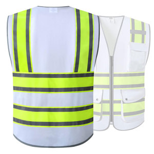 Ropa Reflectante Resistente para Obras de Construcción, Chaleco de Seguridad para el Trabajo, Ajuste Cómodo con Correas Ajustables, Chaleco de Trabajo - Product Image 6