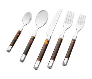 Juego de cubiertos de metal de calidad exclusiva con mangos de resina, juegos de cubiertos para restaurantes y bodas, venta al por mayor desde India. - Product Image 1