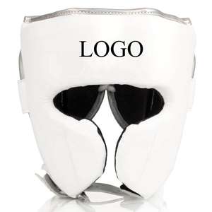 Protector de Cabeza de Cuero PU de Alta Calidad para Boxeo y Artes Marciales, Cómodo, Transpirable, con Protección para los Oídos - Product Image 1