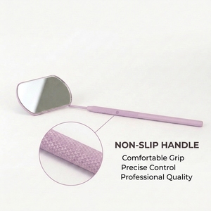 Square Lash Mirror Wide View Eyelash Extension Inspection Mirror Professional Stainless Steel Beauty Salon Lash Checking <b>Tool</b> - Product Image 6