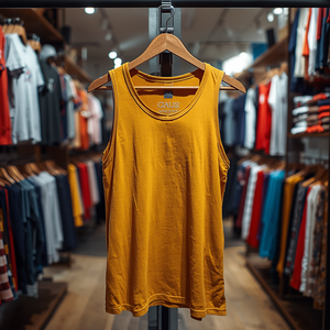 Camiseta sin mangas de algodón para hombre, estilo casual, holgada, con personalización OEM y ODM - Product Image 1