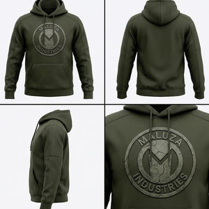 เสื้อฮู้ดดี้โลโก้ ONYX แบบซ้อนทับ MALUZA Industries เสื้อผ้าสตรีทแวร์เคลือบผิวคุณภาพพรีเมียม แฟชั่นเสื้อพูลโอเวอร์ - Product Image 6