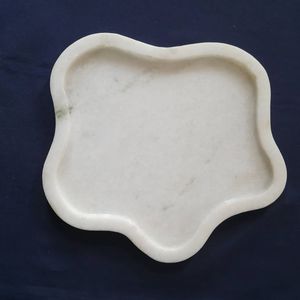 Premium Red lavento new <b>Marble</b> Decorative <b>Tray</b> Luxury Organic Stone Serving <b>Tray</b> Coffee Table Centerpiece Home Decor Best Seller - Product Image 4